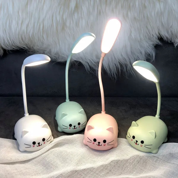 LED Cute Cartoon Pet Flexable Night Light -USB Charging- 4 Colors- 5 Styles,Desk Lamp,The Gift Dimension