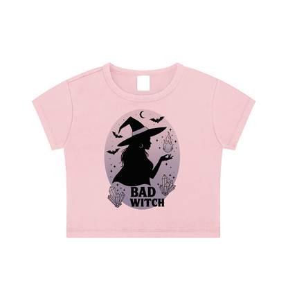 Witchy,Occult apparel,Witchy vibes,Pink,Pastels,Crop top,Women's apparel,T shirt