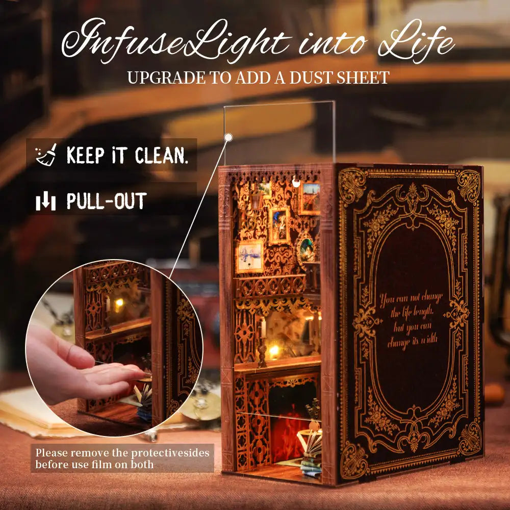 Enchanted Book Nook Kit (Magical Book Ends Craft Kit) - The Gift Dimension