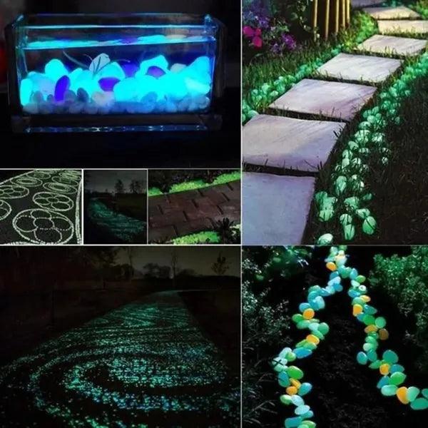 Glow in the Dark Garden Pebbles,,The Gift Dimension
