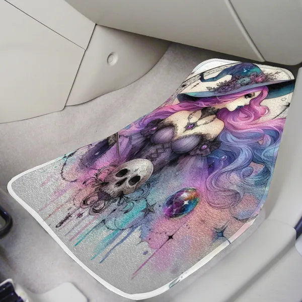 Custom Printed, Original Design, Spellbinding Pastel 4-Piece Vehicle Floor Mats-Exclusively Sold at The Gift Dimension,,The Gift Dimension