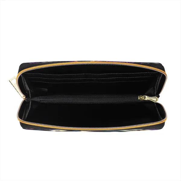 Black Magic Woman Zip up Wallet and Card Holder,Zipper Wallet,The Gift Dimension