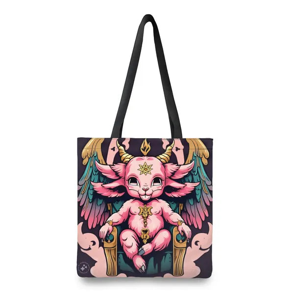 Pastel Baby Baphomet Canvas Bag,Canvas Tote,The Gift Dimension