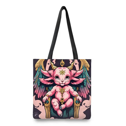 Pastel Baby Baphomet Canvas Bag,Canvas Tote,The Gift Dimension