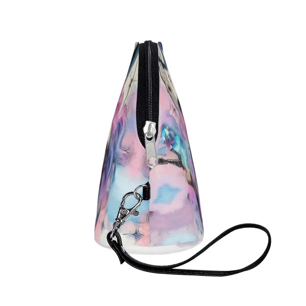 Ultra Creative Pastels and Witchy Vibes Zippered Makeup Bag-Original Design-Size 9.45 x 6.29 x 3.35 in,,The Gift Dimension