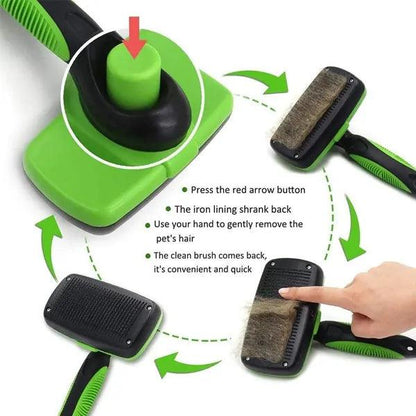 Self Cleaning Dog Brush,,The Gift Dimension