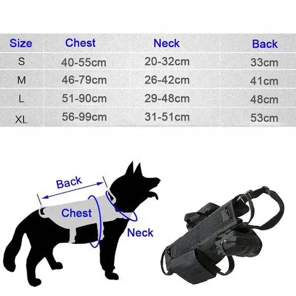 Tactical Military Dog Harness,Dog Harness,The Gift Dimension