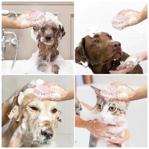 Soft Silicone Dog Brush,,The Gift Dimension