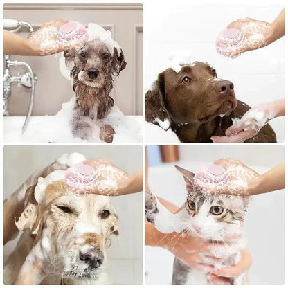 Soft Silicone Dog Brush,,The Gift Dimension