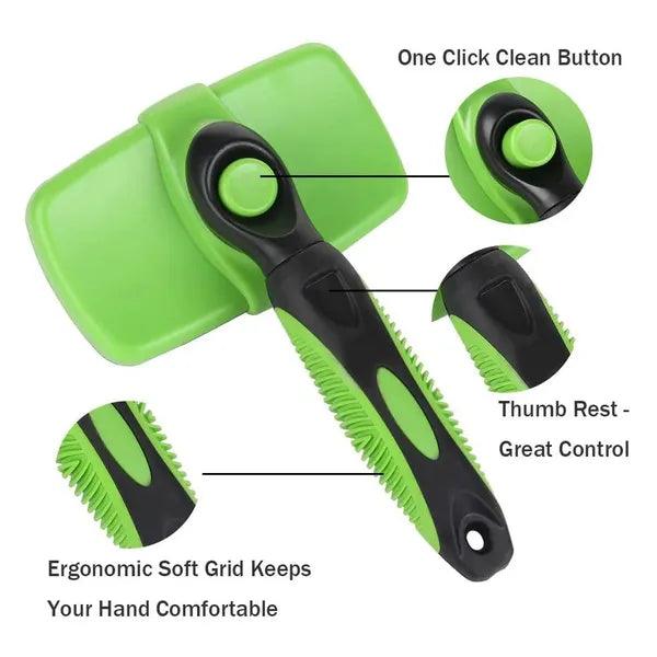 Self Cleaning Dog Brush,,The Gift Dimension