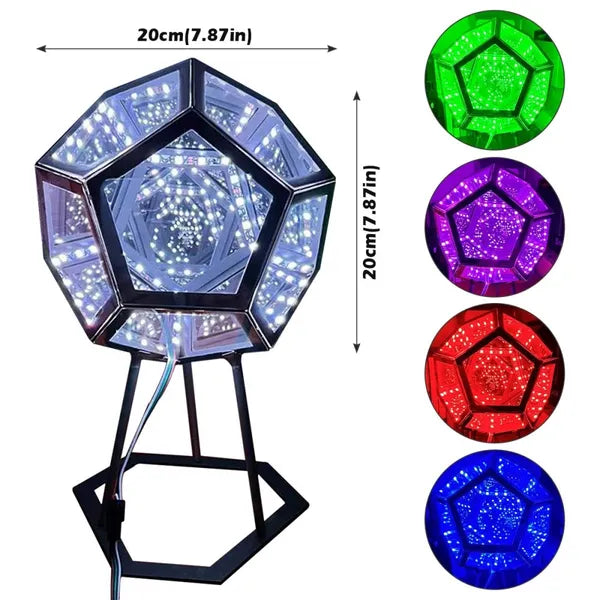 Fantasy Sacred Geometry LED Light Show (dodecahedron),Geometric Lighting,The Gift Dimension
