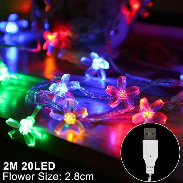 Snowflakes LED Christmas Lights,,The Gift Dimension