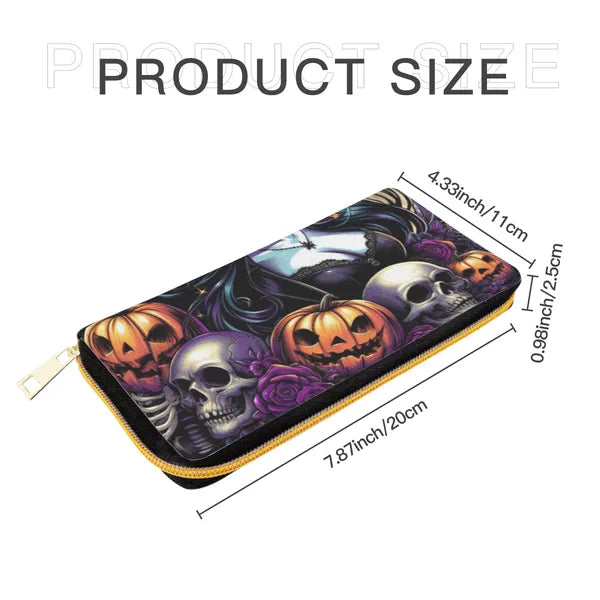 Black Magic Woman Zip up Wallet and Card Holder,Zipper Wallet,The Gift Dimension
