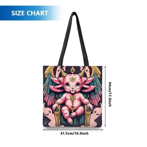 Pastel Baby Baphomet Canvas Bag,Canvas Tote,The Gift Dimension