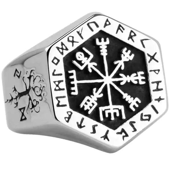 Mystical Viking Rune Ring of Destiny,Men's Ring,The Gift Dimension