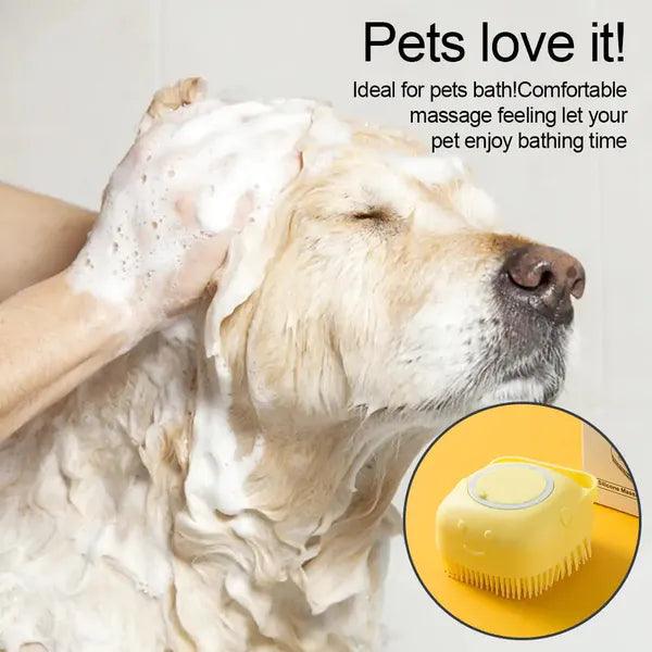 Soft Silicone Dog Brush,,The Gift Dimension