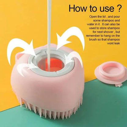 Soft Silicone Dog Brush,,The Gift Dimension